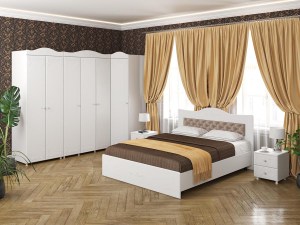 Модульная спальня Италия (Система-Мебели)